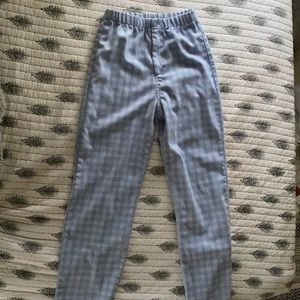 blue plaid brandy melville rose tilden pants